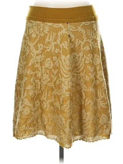 Pre-owned Moth Casual Skirt In Gold
