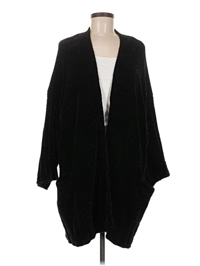Pre-owned Moth Coat In Black