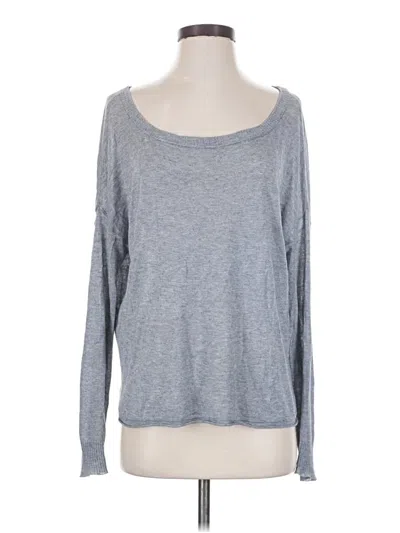 Pre-owned Moth Long Sleeve Top Gray Boatneck Tops