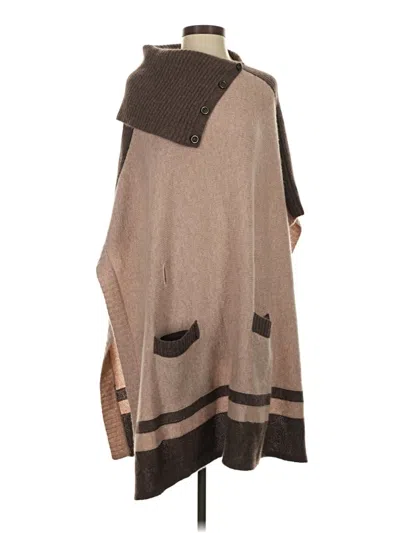 Pre-owned Moth Poncho In Brown