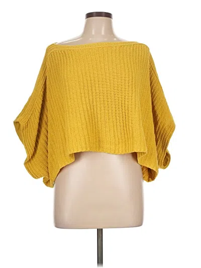 Pre-owned Moth Poncho In Yellow