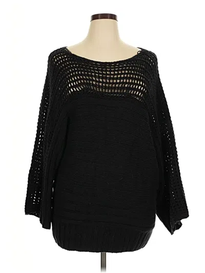 Pre-owned Moth Pullover Sweater In Black