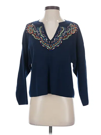 Pre-owned Moth Pullover Sweater In Blue