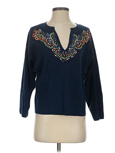 Pre-owned Moth Pullover Sweater In Blue
