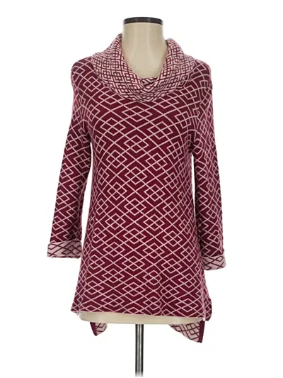 Pre-owned Moth Pullover Sweater In Burgundy