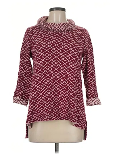 Pre-owned Moth Pullover Sweater In Burgundy