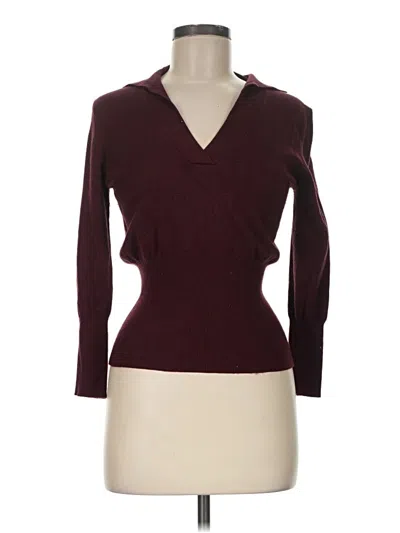 Pre-owned Moth Pullover Sweater In Burgundy