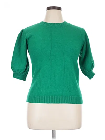 Pre-owned Moth Pullover Sweater In Green