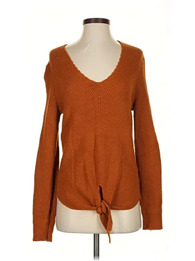 Pre-owned Moth Pullover Sweater In Orange