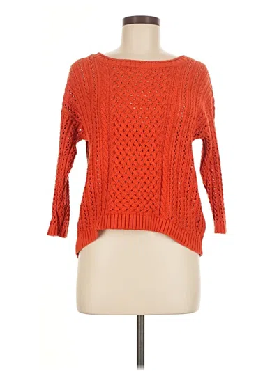 Pre-owned Moth Pullover Sweater In Orange