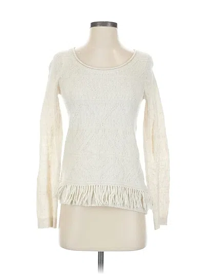 Pre-owned Moth Pullover Sweater In White