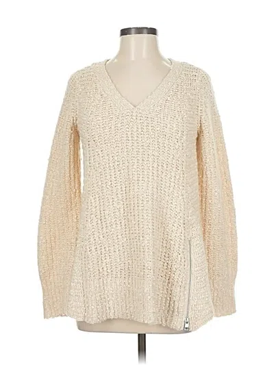 Pre-owned Moth Pullover Sweater In White