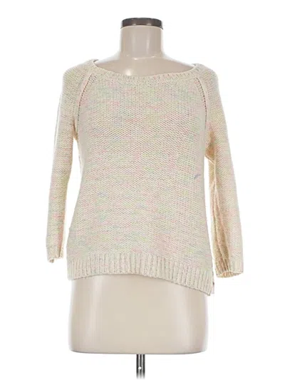 Pre-owned Moth Pullover Sweater In White