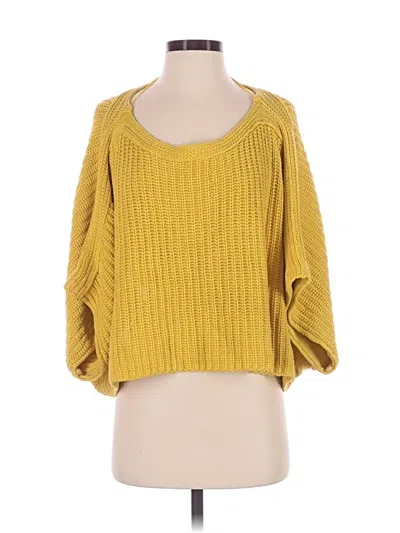 Pre-owned Moth Pullover Sweater In Yellow