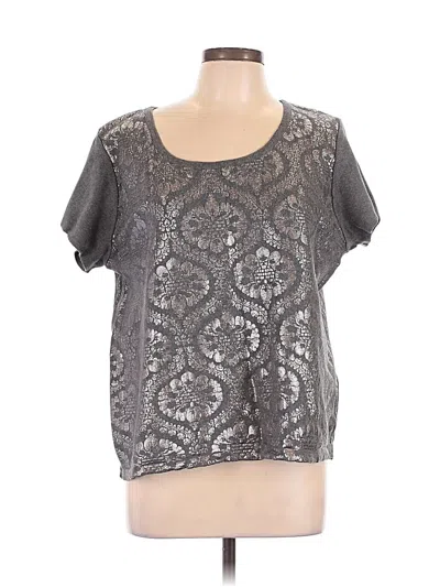Pre-owned Moth Short Sleeve T-shirt In Gray