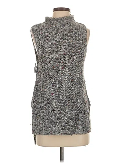 Pre-owned Moth Sleeveless Top Gray Turtleneck Tops