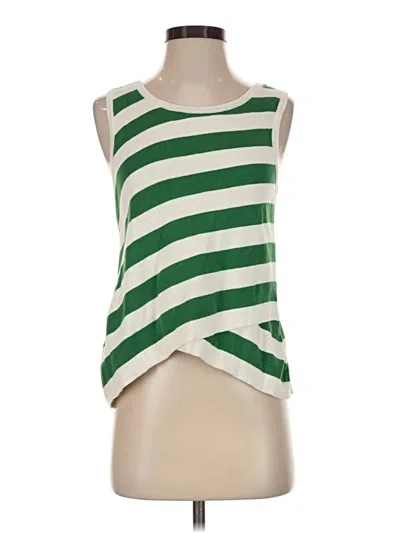 Pre-owned Moth Sleeveless Top Green One Shoulder Neckline Tops