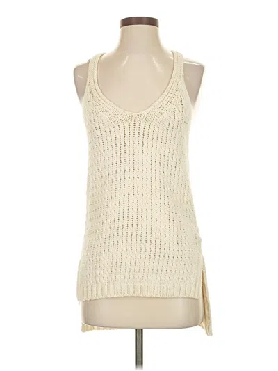 Pre-owned Moth Sweater Vest In White