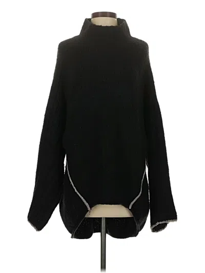 Pre-owned Moth Turtleneck Sweater In Black