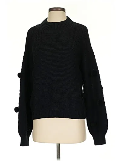 Pre-owned Moth Turtleneck Sweater In Black