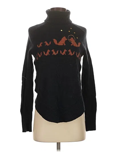 Pre-owned Moth Turtleneck Sweater In Black