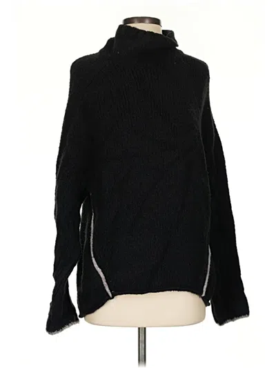 Pre-owned Moth Turtleneck Sweater In Black