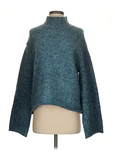 Pre-owned Moth Turtleneck Sweater In Blue