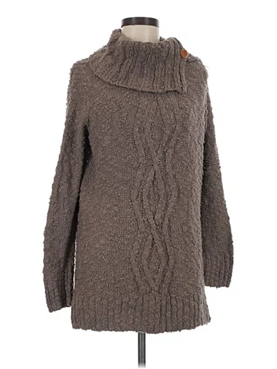 Pre-owned Moth Turtleneck Sweater In Brown