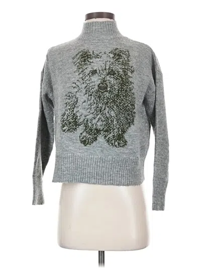 Pre-owned Moth Turtleneck Sweater In Gray