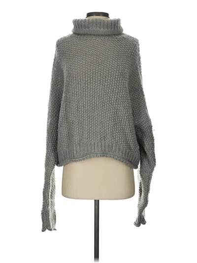 Pre-owned Moth Turtleneck Sweater In Gray