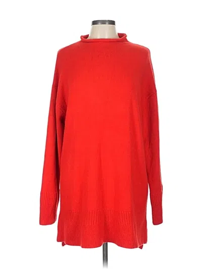 Pre-owned Moth Turtleneck Sweater In Red