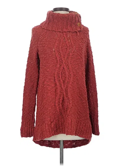 Pre-owned Moth Turtleneck Sweater In Red