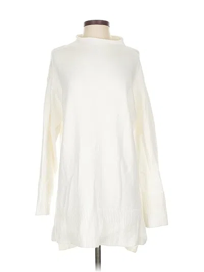 Pre-owned Moth Turtleneck Sweater In White