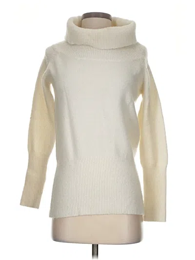 Pre-owned Moth Turtleneck Sweater In White