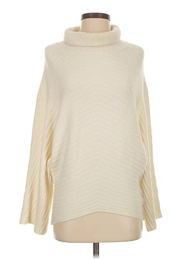 Pre-owned Moth Turtleneck Sweater In White