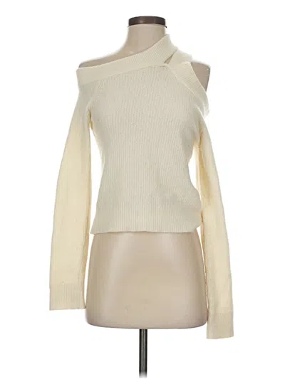 Pre-owned Moth Turtleneck Sweater In White