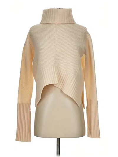 Pre-owned Moth Turtleneck Sweater In White