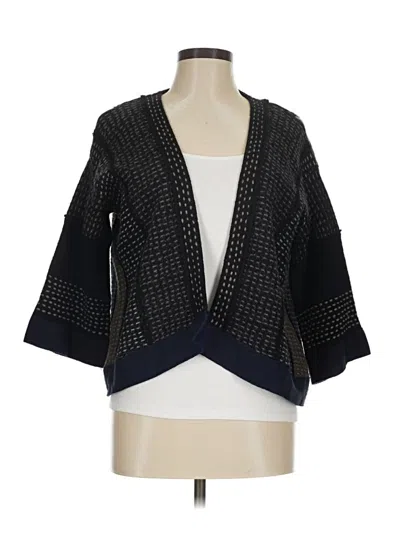Pre-owned Moth Wool Cardigan Sweater In Black