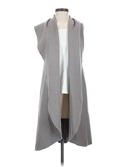 Pre-owned Moth Wool Cardigan Sweater In Gray