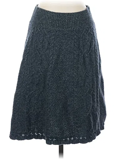 Pre-owned Moth Wool Skirt In Gray