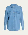 Mother All My Exes Denim Shirt In Yall