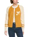 Mother Alpaca & Wool-blend Cardigan In White