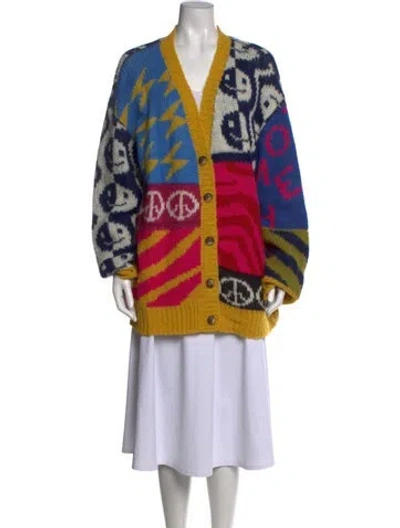 Pre-owned Mother Alpaca Patterned Sweater In Multi