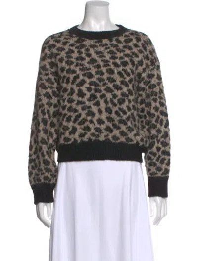 Pre-owned Mother Alpaca Printed Sweater In Multi
