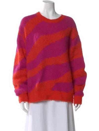 Pre-owned Mother Alpaca Striped Sweater W/ Tags In Multi