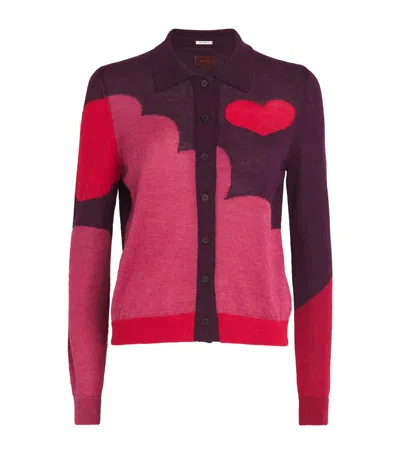 MOTHER ALPACA THE RACQUET CARDIGAN