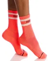 Mother Baby Steps Crew Socks In Red