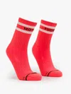 Mother Baby Steps Crew Socks In Red