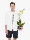 Mother Back At The Office Noise Shirt In White