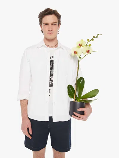 Mother Back At The Office Noise Shirt In White